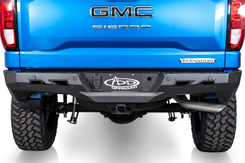 Chevrolet Silverado 1500 Bumper - Rear - Addictive Desert Designs - Black Label - Hammer Black - `20-`27